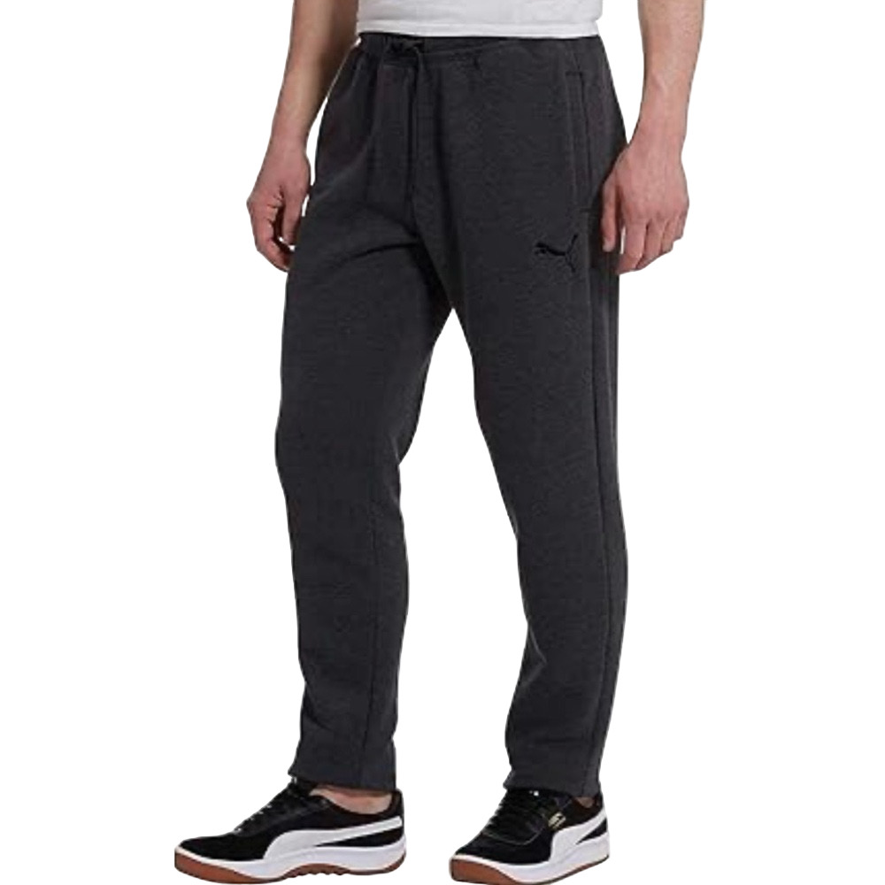 Puma Men Medium Dark Grey Sweatpants Activewear Athletic Bottoms Drawstring